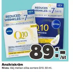 Coop NIVEA Ansiktskräm erbjuda
