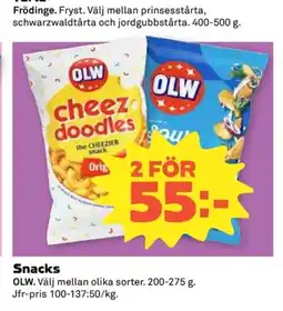 Coop OLW Snacks erbjuda
