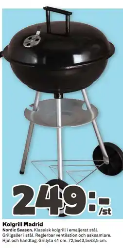 Coop Kolgrill madrid erbjuda