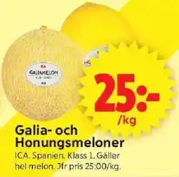 ICA Supermarket ICA Galia- och honungsmeloner erbjuda