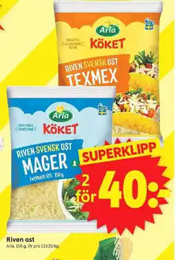 ICA Supermarket ARLA Riven ost erbjuda