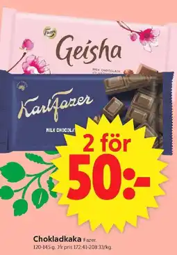 ICA Supermarket FAZER Chokladkaka erbjuda