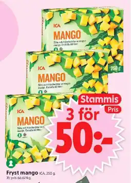 ICA Supermarket ICA Fryst mango erbjuda