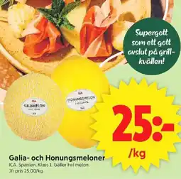 ICA Supermarket ICA Galia- och honungsmeloner erbjuda