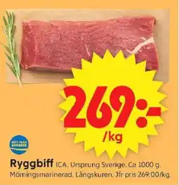 ICA Supermarket Ryggbiff erbjuda