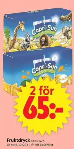 ICA Supermarket CAPRI-SUN Fruktdryck erbjuda