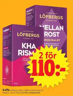 ICA Supermarket LÖFBERGS Kaffe erbjuda