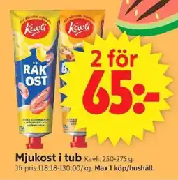 ICA Supermarket KAVLI Mjukost i tub erbjuda