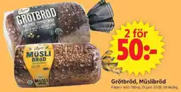 ICA Supermarket PÅGEN Grötbröd, müslibröd erbjuda