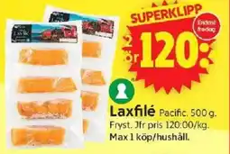 ICA Supermarket PACIFIC Laxfilé erbjuda