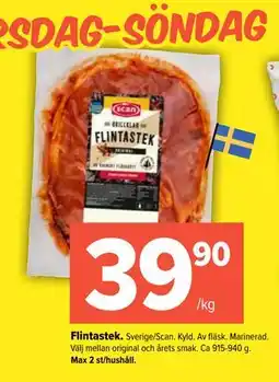Coop Extra Flintastek erbjuda
