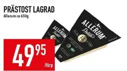 Matdax ALLERUM Prästost lagrad erbjuda