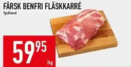 Matdax Färsk benfri fläskkarré erbjuda