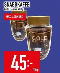 Matdax GOLD DELUXE Snabbkaffe erbjuda