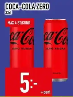 Matdax Coca-cola zero erbjuda