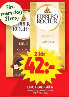 ICA Supermarket Chokladkaka erbjuda