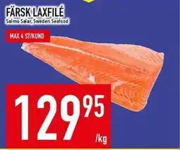 Matdax Färsk laxfile erbjuda
