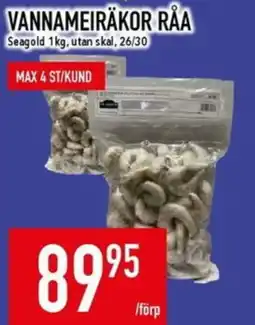 Matdax SEAGOLD Vannameiräkor råa erbjuda