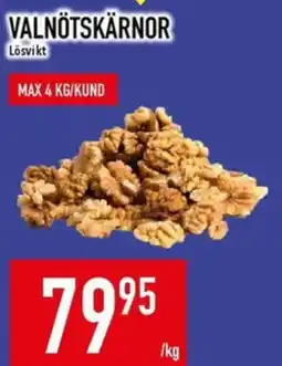 Matdax Valnötskärnor erbjuda
