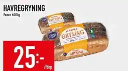 Matdax FAZER Havregryning erbjuda