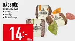 Matdax GARANT Rågbröd erbjuda