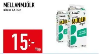 Matdax KLÖVER Mellanmjölk erbjuda