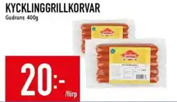 Matdax GUDRUNS Kycklinggrillkorvar erbjuda