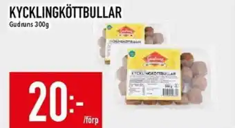 Matdax GUDRUNS Kycklingköttbullar erbjuda