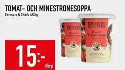 Matdax FARMERS & CHEFS Tomat- och minestronesoppa erbjuda