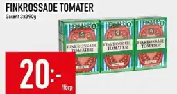 Matdax GARANT Finkrossade tomater erbjuda