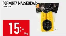 Matdax PRIDE Förkokta majskolvar erbjuda