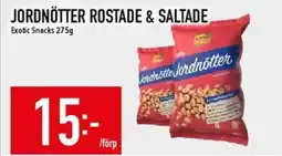 Matdax EXOTIC SNACKS Jordnötter rostade & saltade erbjuda