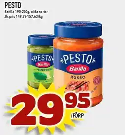 Matdax BARILLA Pesto erbjuda