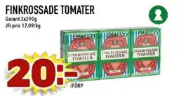 Matdax GARANT Finkrossade tomater erbjuda