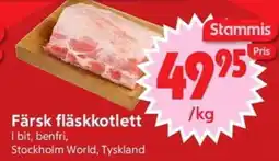 Nya Pulsen Färsk fläskkotlett erbjuda