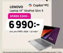 Elon LENOVO Laptop 14” IdeaPad Slim 5, Medlemspris erbjuda
