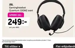 Elon JBL Gamingheadset Quantum 100M2 svart erbjuda