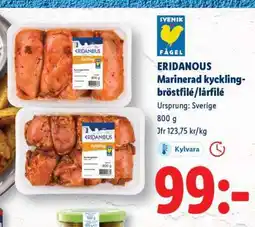 Lidl ERIDANOUS Marinerad kycklingbröstfilé/lårfilé erbjuda