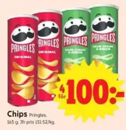 ICA Supermarket Chips Pringles erbjuda