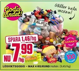 ÖoB Lösviktsgodis erbjuda