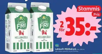 ICA Supermarket LAKTOSFRI MJÖLKDRYCK erbjuda