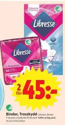 ICA Supermarket LIBRESSE BINDOR & TROSSKYDD erbjuda