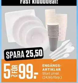 ÖoB Engångsartiklar erbjuda