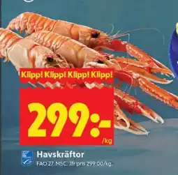 ICA Supermarket Havskräftor erbjuda