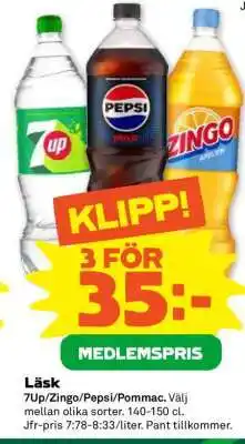 Stora Coop Läsk erbjuda