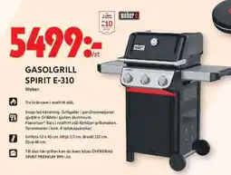 ICA Supermarket Gasolgrill Spirit E-310 erbjuda