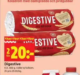 ICA Supermarket Digestive erbjuda