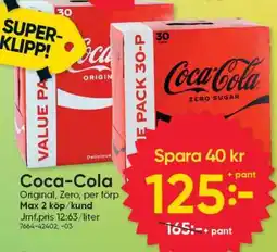 DollarStore Coca Cola erbjuda
