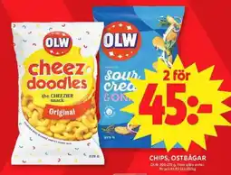 ICA Supermarket OLW Chips/ostbågar erbjuda