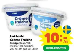 Stora Coop LAKTOSFRI CRÈME FRAICHE erbjuda